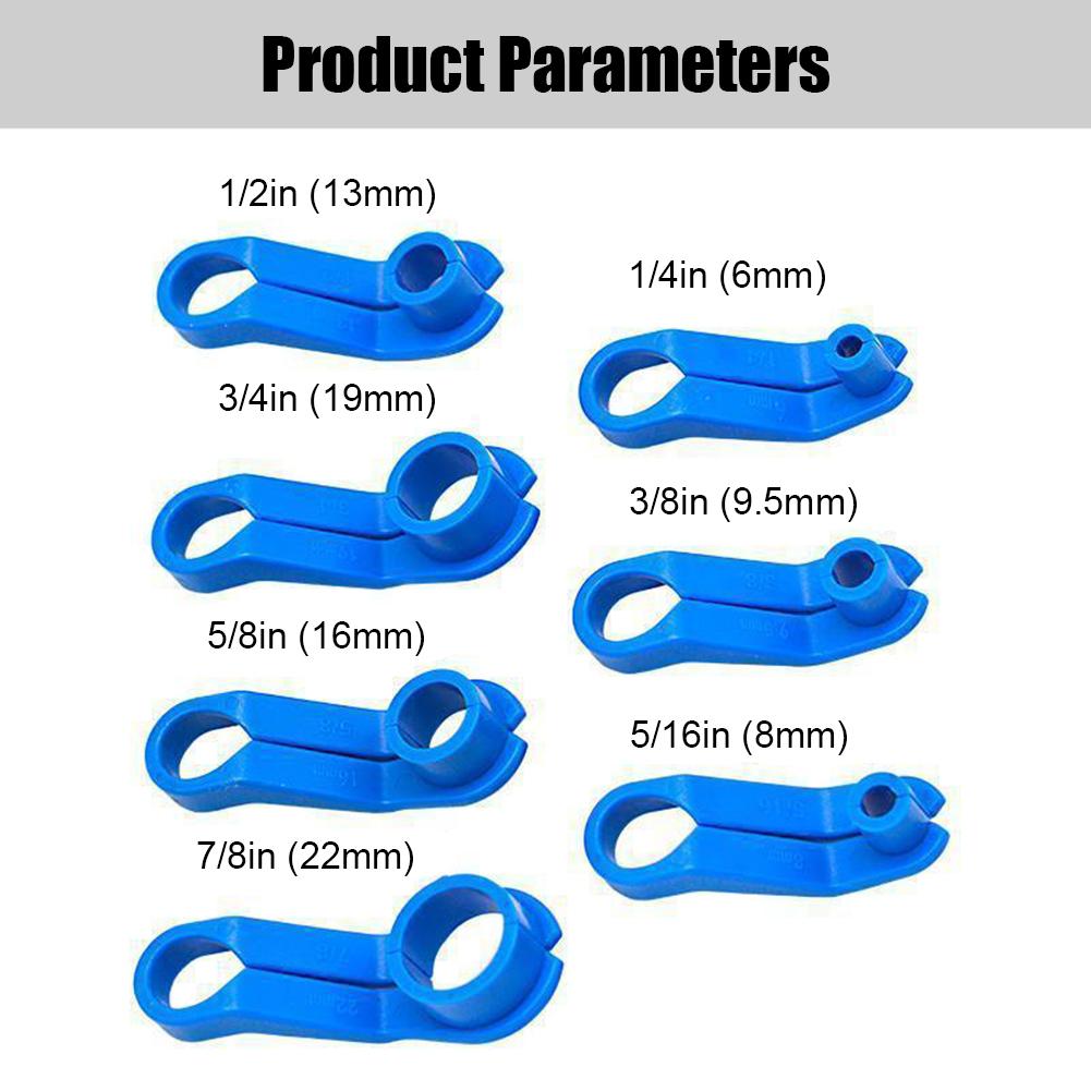 7-teiliges Kraftstoffleitungs-Trennwerkzeug-Set Ölrohr-Demontagewerkzeug 1/4", 5/16", 3/8", 1/2", 5/8", 3/4" und 7/8" Auto-Reparatur-Kit Set