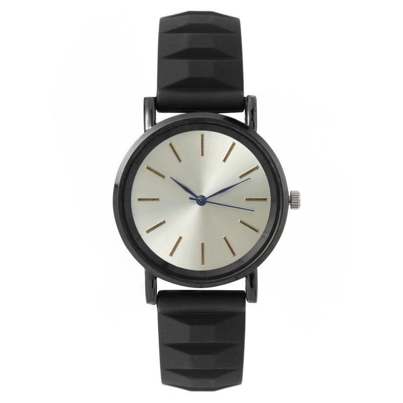 

Fashion Silicone Ladies Watch With Quartz Movement For Students And Women черный белый