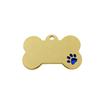 Zinc Alloy Pet ID Tag: Engravable Bone-Shaped Nameplate for Dogs & Cats