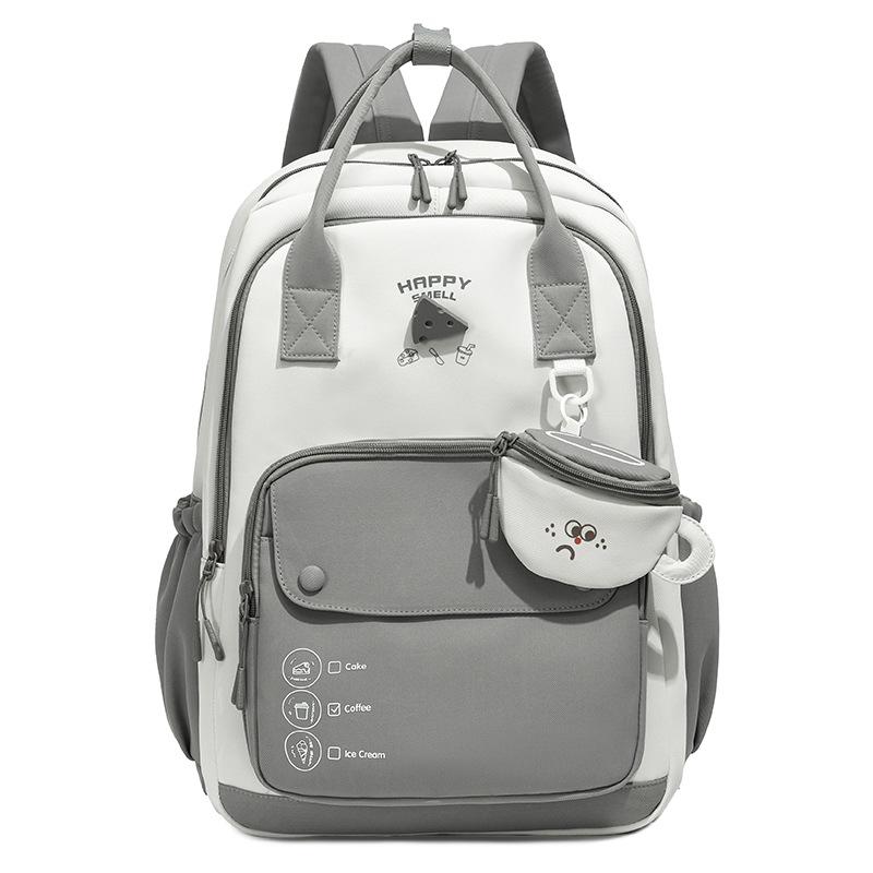 2025 New Sweet Fresh Backpack for Girls - Korean Style, Lightweight for Middle/High School & College Students