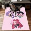 Custom KPop Demon Hunters Mat Personalized Name, Polyester Washable Indoor Entryway Rug, Gift for Christmas, Easter, Thanksgiving Day