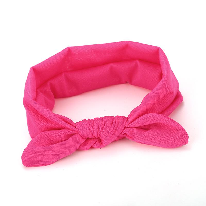 Europäisches & Amerikanisches Schleifenstoff-Stirnband mit Hasenohren