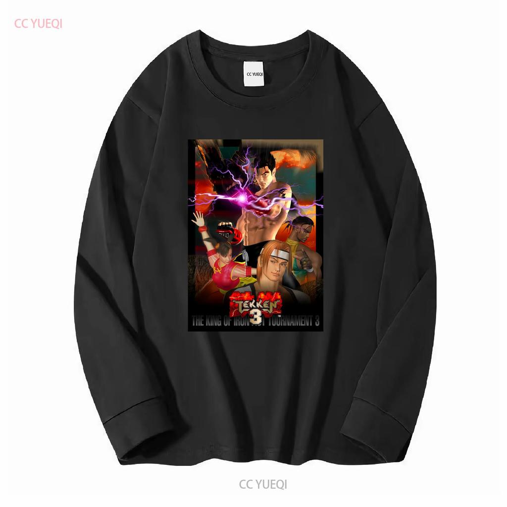 TEKKEN 3 Fighting Videospiel Retro Vintage Stil T-Shirt Größe 2XL vintage Gewaschen Bequem Atmungsaktiv Grafik Mann