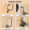 50/75mm Kitchen Sink Drain Connector Kit, Universal Drainage Pipe Installation Set For Home & Kitchen Use, Easy Plumbing