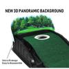Authentic Golf Putting Practice Mat Automatic Ball Return and Direction Line for Real Green Feel Indoor Outdoor Training