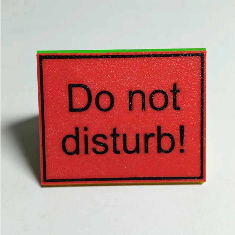 Lehrertisch Bitte nicht stören Schild 3-seitige Hinweisschilder Konferenzraumschild Schreibtischzubehör für Geschäft Arbeit Heimdeko