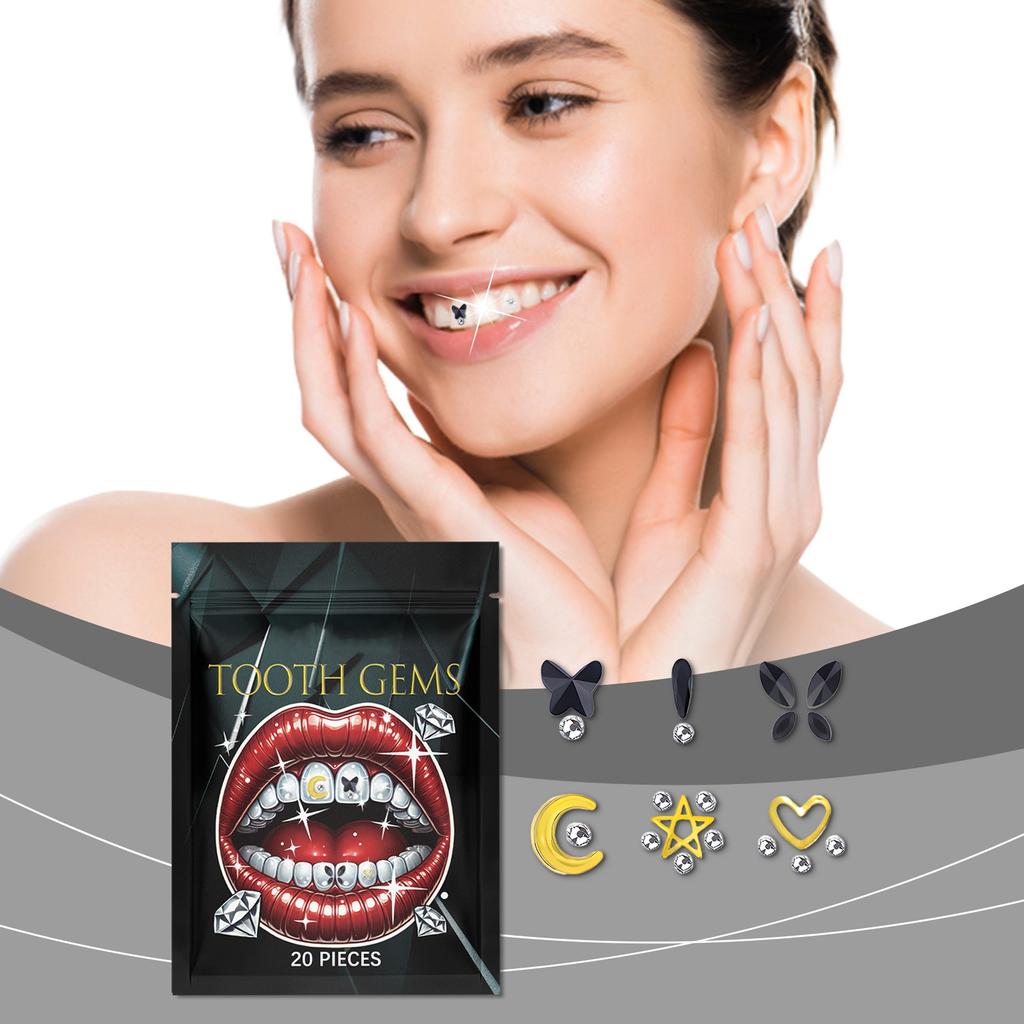 Rhinestone Tooth DIY  Kit,  Rhinestone  Kit, Tooth  Kit