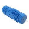 Pattern Paint Roller 15cm Rubber Reusable Versatile Decorative Art Texture Roller for Wall Door Cabinet