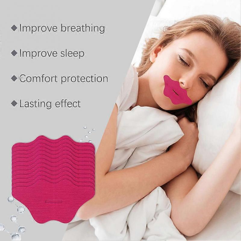 12pcs Mouth Sleep Tape Snoring-Free Strips for Stop Mouth Breathing Gentle Comfort Mouth Tape for Sleeping