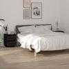 VidaXL Bedside Tables 2 Pcs Black 40x35x50 Cm Solid Pine Wood