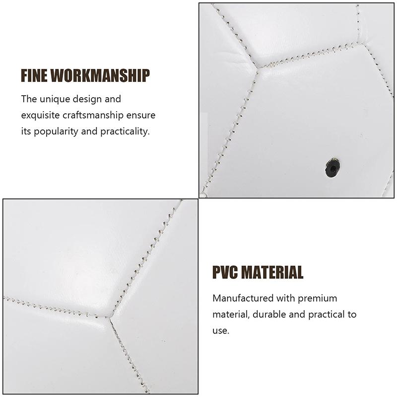 

Белый футбольный мяч Размер 5 Официальный размер Легкий Для детей Взрослых Футбольная игрушка Развивающая игрушка Спорт ПВХ Сделай сам Подарок