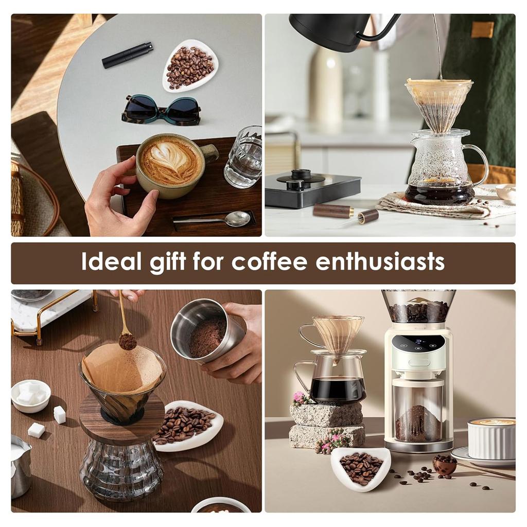 Coffee Scale Tray Coffee Container Coffee Plate Coffee Weighing Tray Coffee Powder Needle Spray Bottle for Coffee