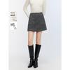 French High-Waist A-Line Mini Skirt