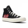 Comme Des Gar Ons Converse 23ss Black Hi Sneakers 1970s