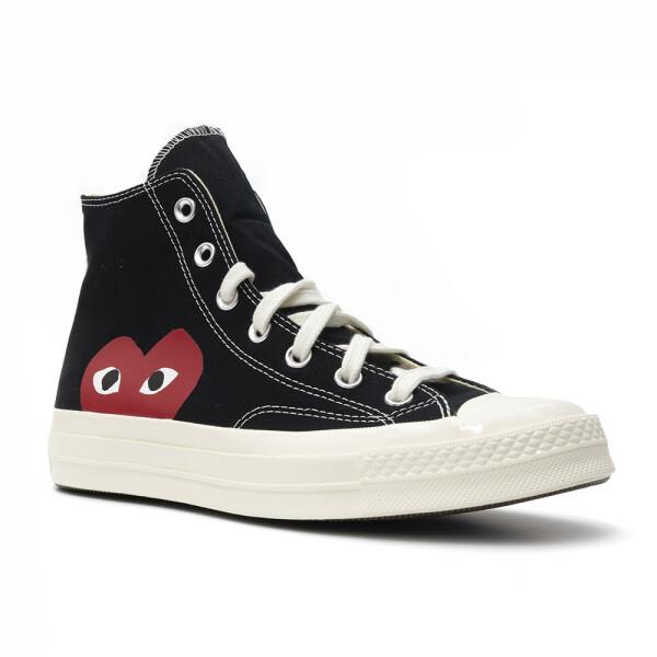 Comme Des Gar Ons Converse 23ss Black Hi Sneakers 1970s