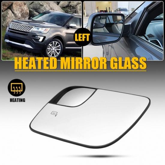 

Rear View Mirror Glass For 2011- Ford Explorer Left Driver Side With Heated