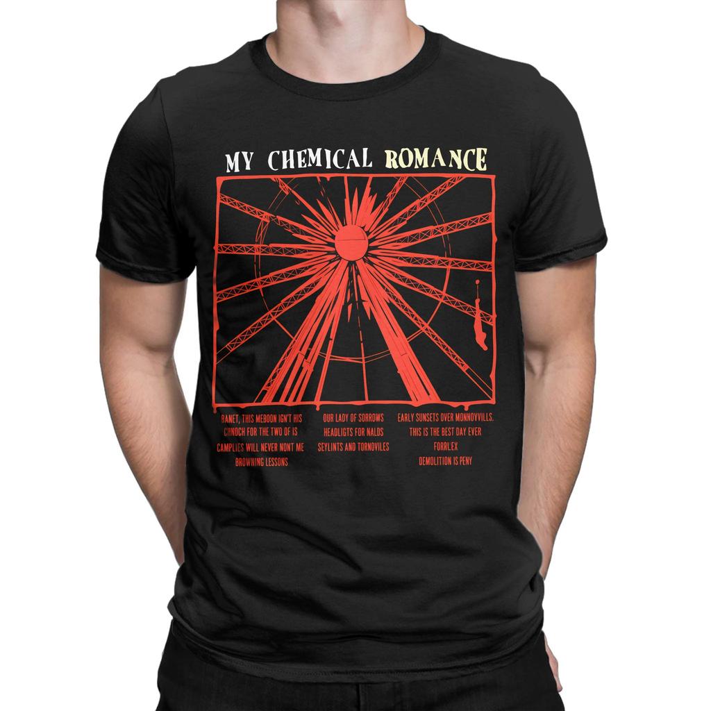 Mens My Chemical Romance MCR Bullets 20 Years T Shirt 100 Cotton Clothes Funny Short Sleeve O Neck Tees Plus Size TShirt