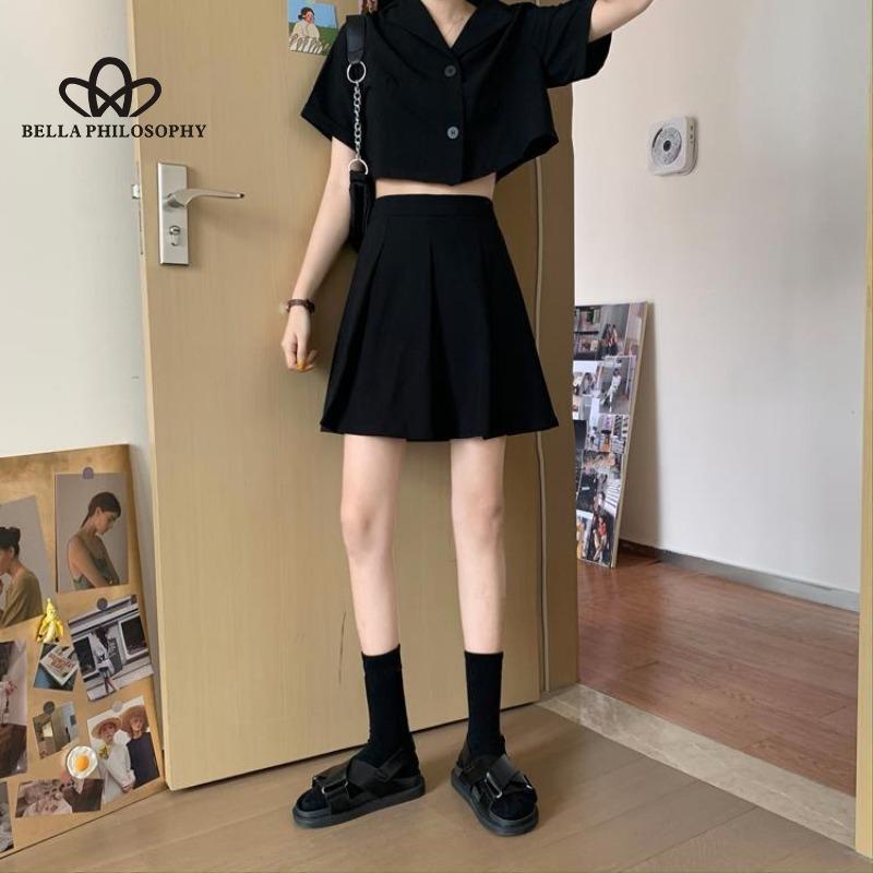 2023 Léto Krátký rukáv Slim Fit Sako Blazer Šaty s popruhem Dvoudílné Elegantní Dámské Společenské šaty Žena Módní Oblečení