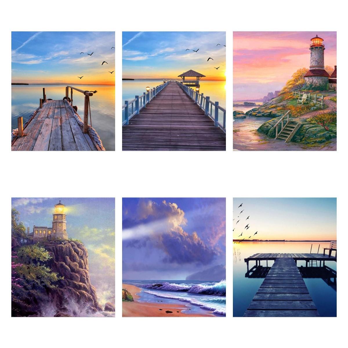 

5D Алмазная картина, вышивка крестом, природа, полное изображение, художественные бусины, домашний декор, круглый