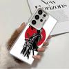 Rurouni Kenshin Anime Soft Phone Case for Samsung Galaxy S24 S25 FE S26 Edge S23 Ultra S22 Plus S21 + Shockproof Cover Back Shel