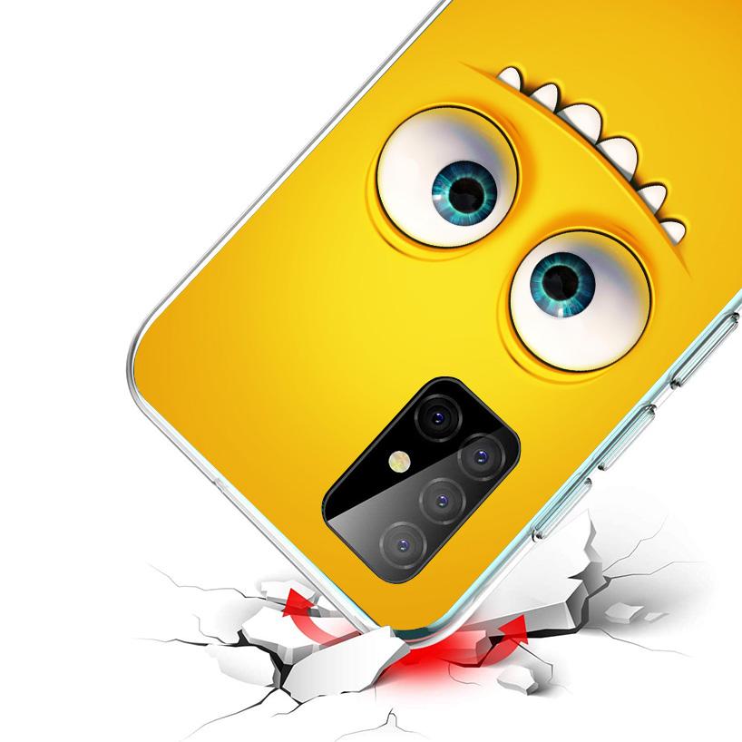 Funny Face Phone Case For Samsung Galaxy A52 A32 A22 A12 A51 A31 A50S A30S A20S A10S Note 20 Ultra 10 Plus S10 A72 A71 Galaxy A5