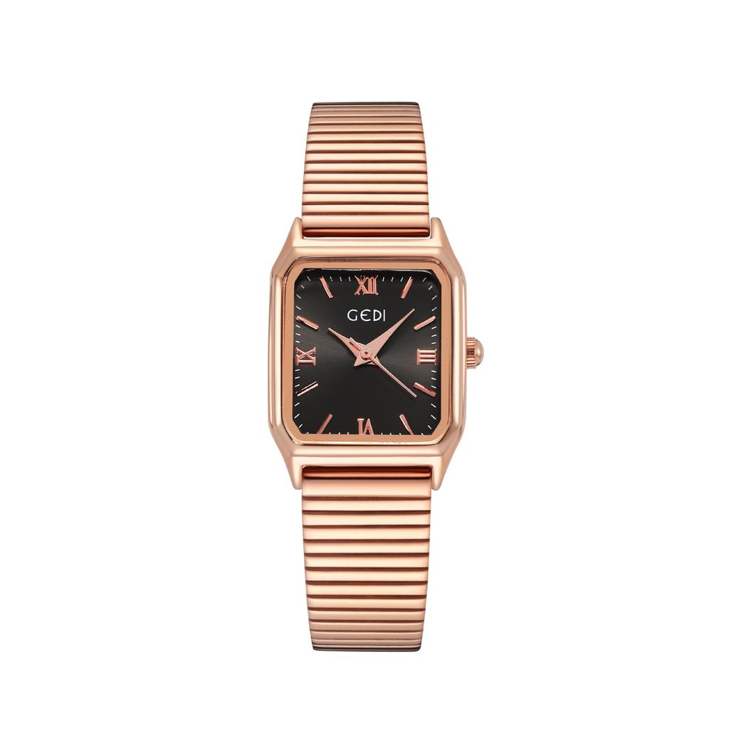 Simple Small Square Plate Alloy Women'S Watch Retro Roman Scale Quartz Watch Women'S Waterproof Watch