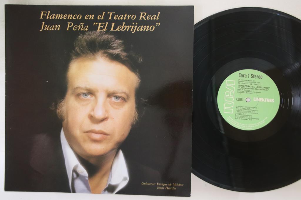 LP Record EL LEBRIJANO - Flamenco En El Teatro Real NL71637 RCA 1989 Japan Latin Used