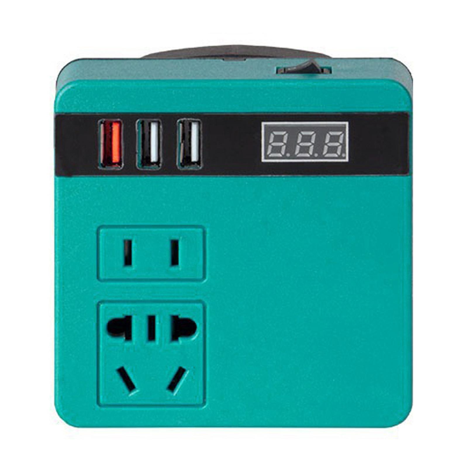 1Pc 120W Lithium Battery Inverter Multi Functional Intelligent Fast Charging Safety Guard 21VDC to 220VAC Battery Inverter