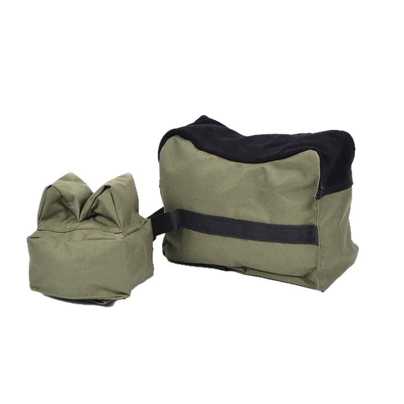 Camouflage Outdoor Cowhide Gun Rest Tactical Sandbag for Shooting and Military Enthusiasts