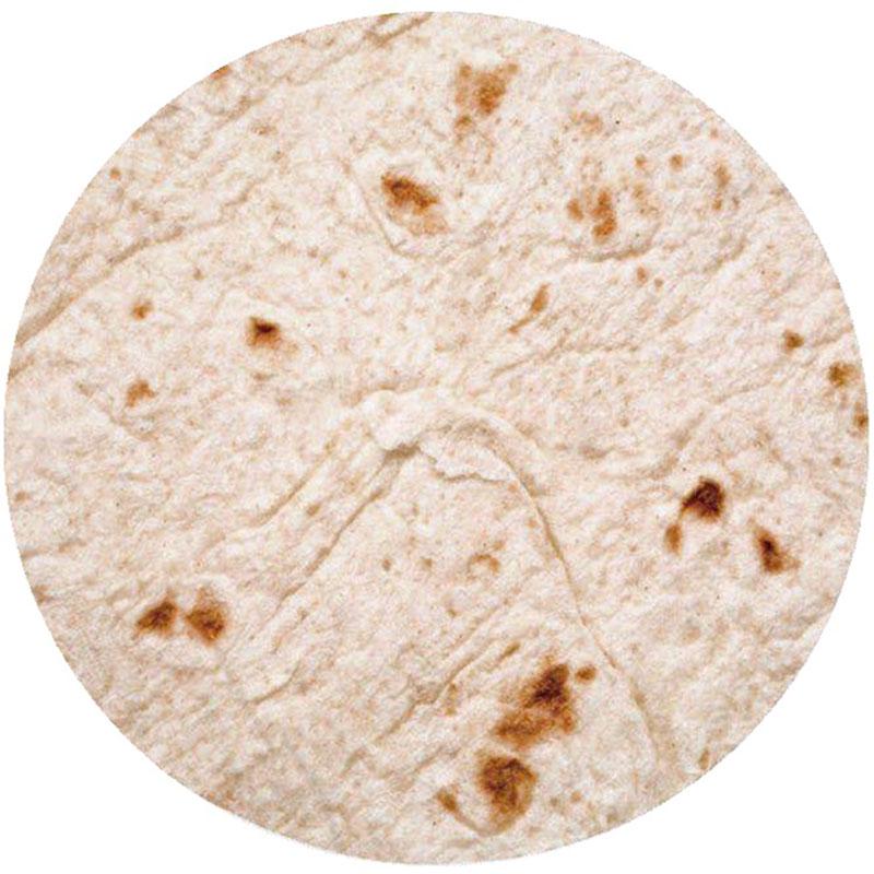 

Одеяло в форме круглой лепешки тако-буррито, мягкое напольное одеяло-обертывание C,122x122cm