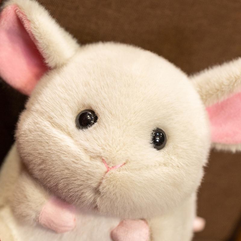 Cute Cow Plush Toy Soft Fluffy Stuffed Animal Doll Adorable Owl Chinchilla Plushies Cuddly Doll