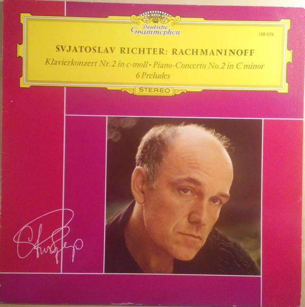 

LP Record SVIATOSLAV RICHTER - Rachmaninoff Piano-concerto No. 2 138076 DEUTSCHE GRAMMO Germany Classical Used