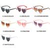 Fake Pearl Sun Glasses Women Heart Sunglasses UV400 Glasses Eye Sunglasses Unique Eyewears for Valentines Day Party