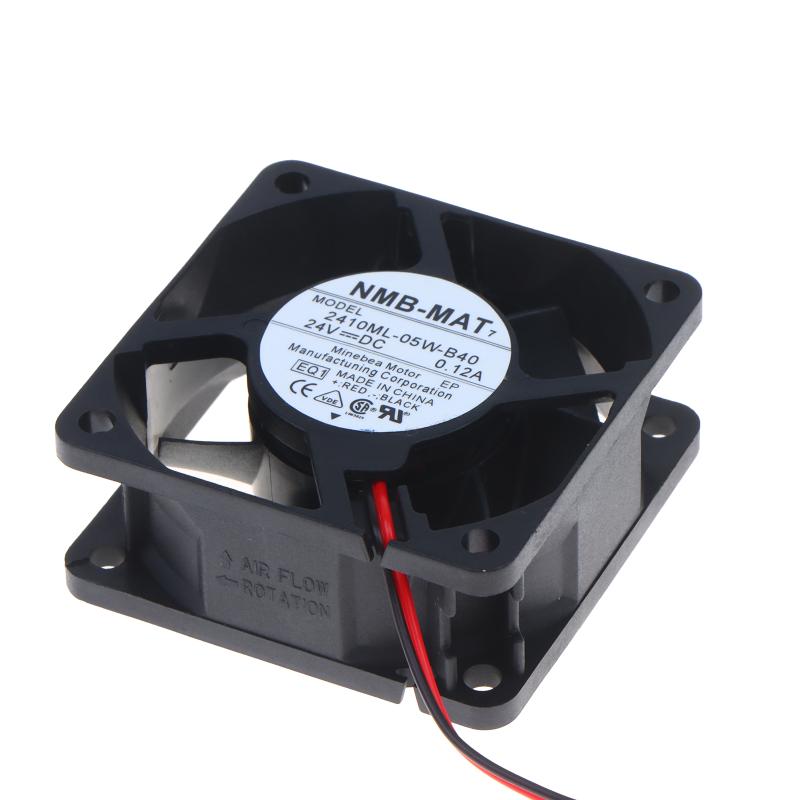 1/3/5Pcs Original  Cooler Fan For Nmb 2410Ml-05W-B40 6025 24V 0.12A Frequency Converter Cooling Fan 6025 60*60*25Mm