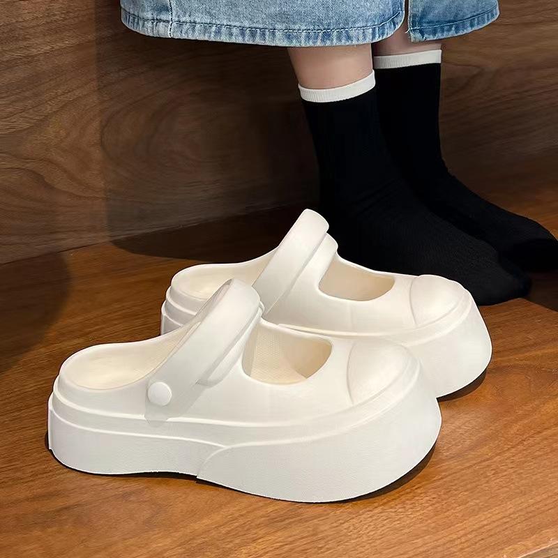 New Arrival Summer Mary Jane Shoes Women Comfort Height-increasing Women Platform Sandals Non-slip Slippers for Woman Sandals