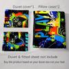 Controller splash design. Bedding Duvet cover sets Duvet covers Pillowcases gifts (1 * Duvet Cover 2 * Pillowcases, without duvet insert)
