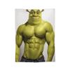 Funny Shreks Meme Throw Blanket for Couch  Soft Cozy Plush Blanket 50x60 Inch Multi-size Bedspread for All Seasons