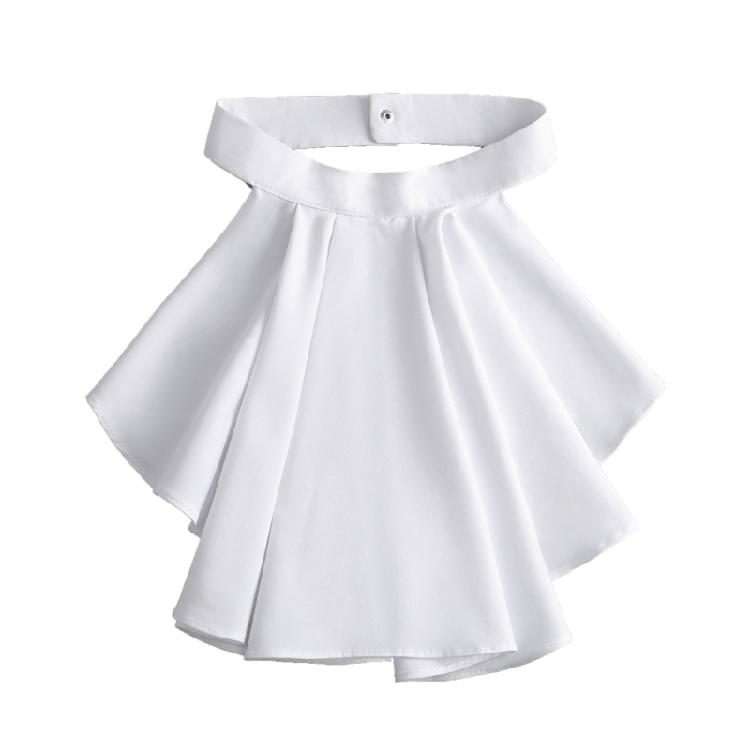 Lace Jabot Collar Victorian Theme Party Neckwear Cosplay Accessory Collar for Halloween Teaparty Dressingup Neckpiece