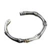 Vintage Chinese Style Open Bangle Bracelet Solid Copper Plated Motif Couple Jewelry