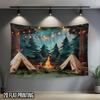 Camping Photography Backdrop Hawaiian Theme, Tropical Party Decor, Garden Photo Background for Studio