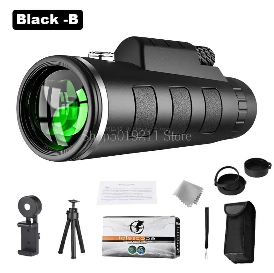 Bärbar Zoom HD 5000M Teleskop Vikbar Långdistans Mini Kraftfull Teleskop för Jakt Sport Utomhus Camping Resor