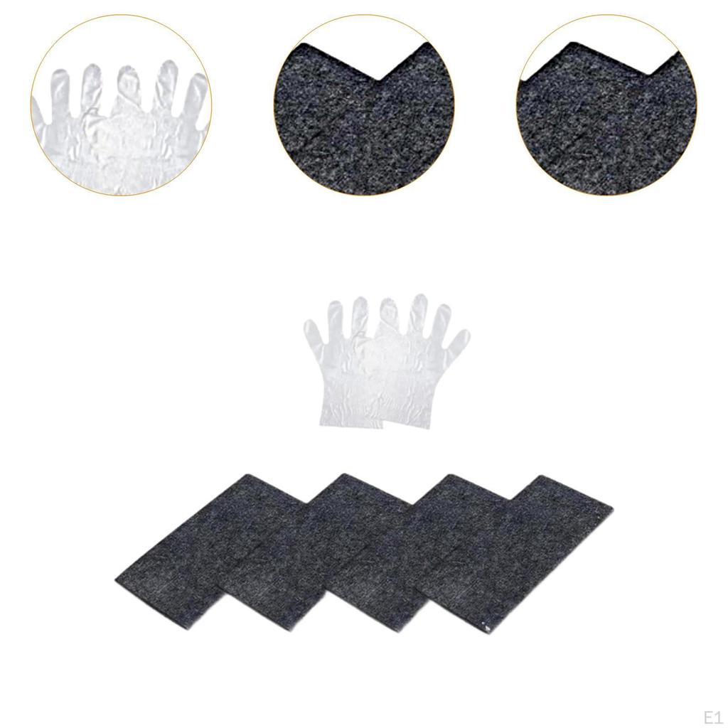 4Pcs Nano Sparkle Cloths for Car Scratches Effective