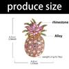 Sparkling Rhinestones Pineapple Brooch Featuring Vibrant Enamel Design Perfect For Fashion Accessory Gift