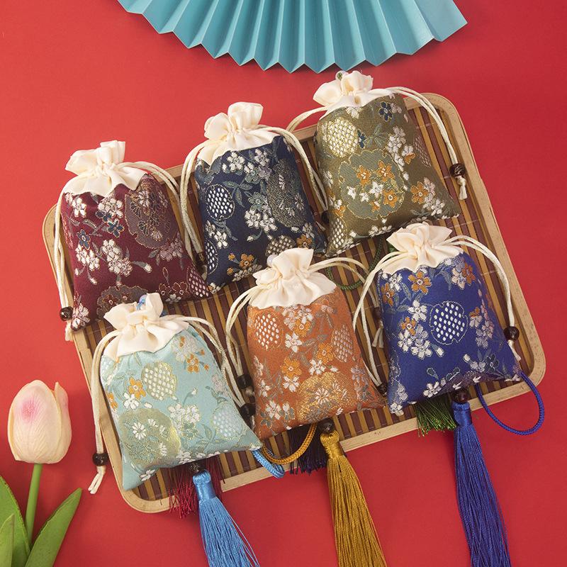 Drachenbootfest Moxa-Säckchen, leere Tasche, Brokat, Hanfu mit Mückenschutz-Säckchen, Beutel, Auto-Anhänger