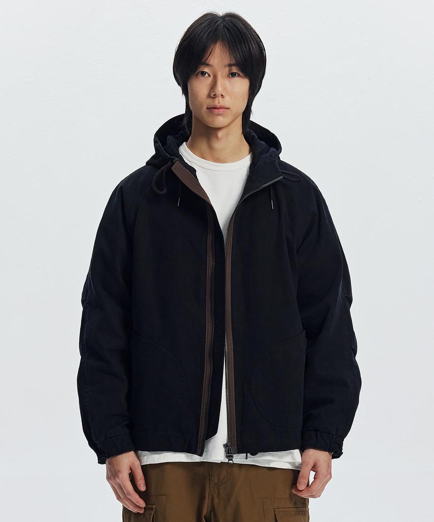 Frizmworks Jungle Cloth Deck Hooded Parka _ Black