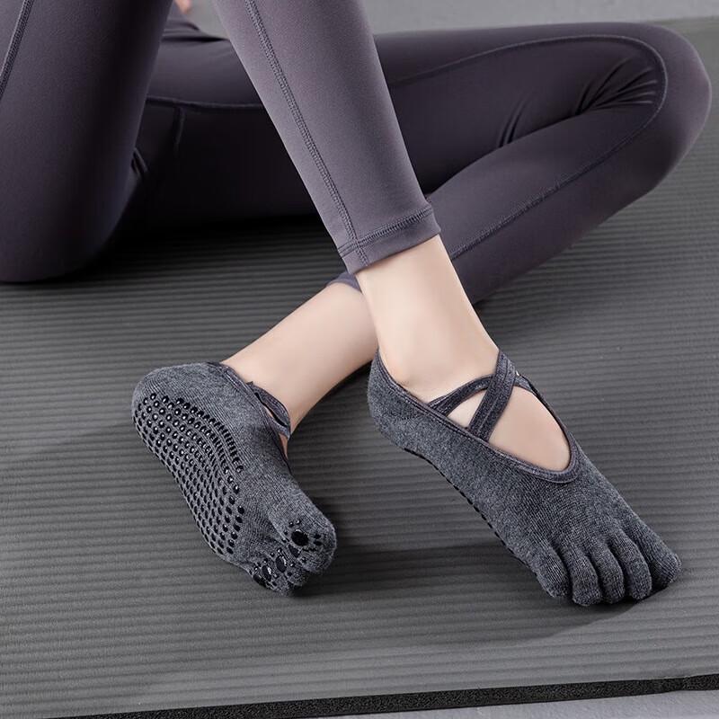 WEZHO Anti-Slip Five-Toe Yoga Socks