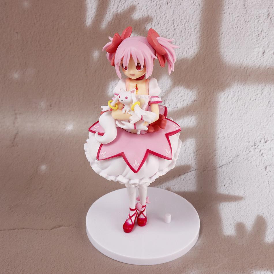 Anime Puella Magi Madoka Magica Aniem Figure Kaname Cute Models Figurines Ornaments Exquisite Toy Collection Otaku Gifts