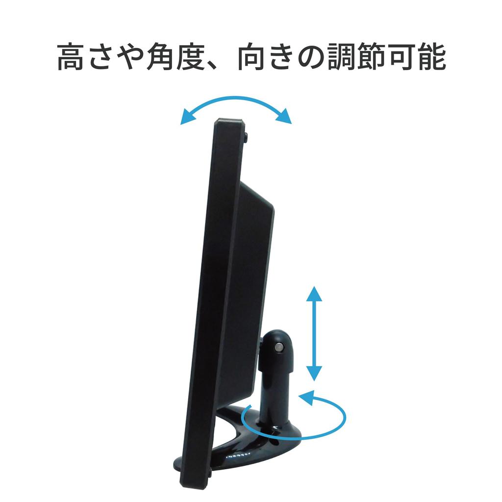 Broadwatch Portable 1920x1080p VESA LCD Mini Remote Raspberry Domestic Support Monitor, 11.6-inch FHD, HDMI, VGA, Compatible, Stereo, Office,