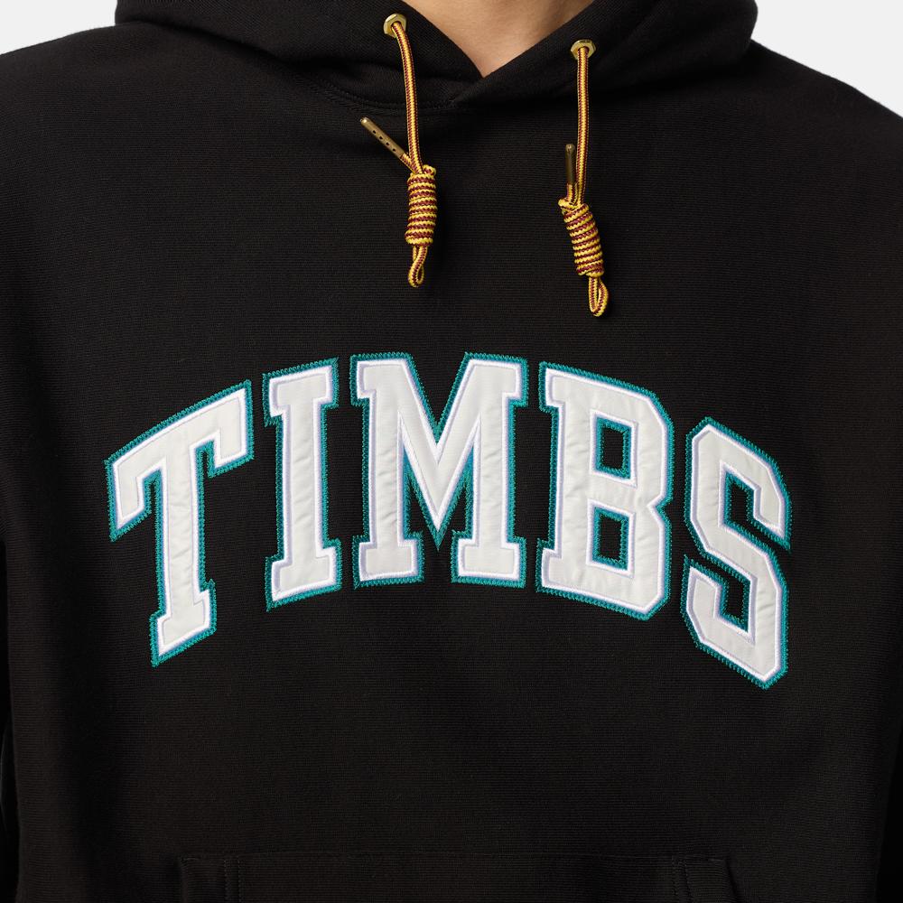 Timberland Letter Pattern Hooded Pullover Long Sleeve Sweatshirt Men sweatshirt Black TB0A2NS40011