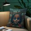 Film Horror A-Annabelle Kissenbezug Plüschstoff Weicher Kissenbezug Doppelseitiger Druck Sofakissenbezug Überwurf